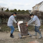 Pace University volunteers helped clean out houses in Staten Island post hurricane Sandy!