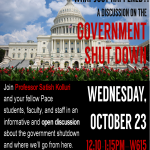 What Just Happened?! A Discussion on the Government Shut Down
