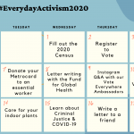 Everyday Activism Challenge 2020